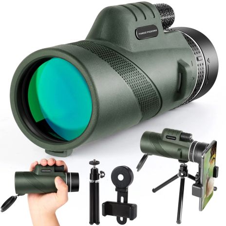 ThreePigeons™ 40X60 High Power Monocular Telescope