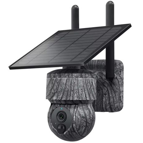 ThreePigeons™ 3MP HD Camo Solar Security Camera wireless 4G / WIFI