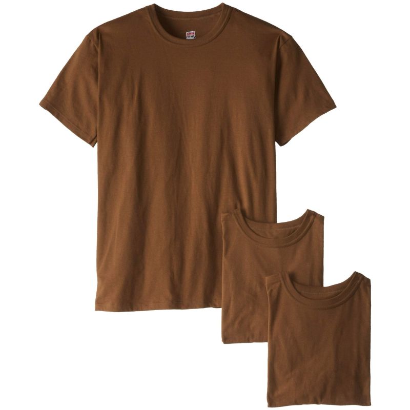 Cotton Military Tee-Tan