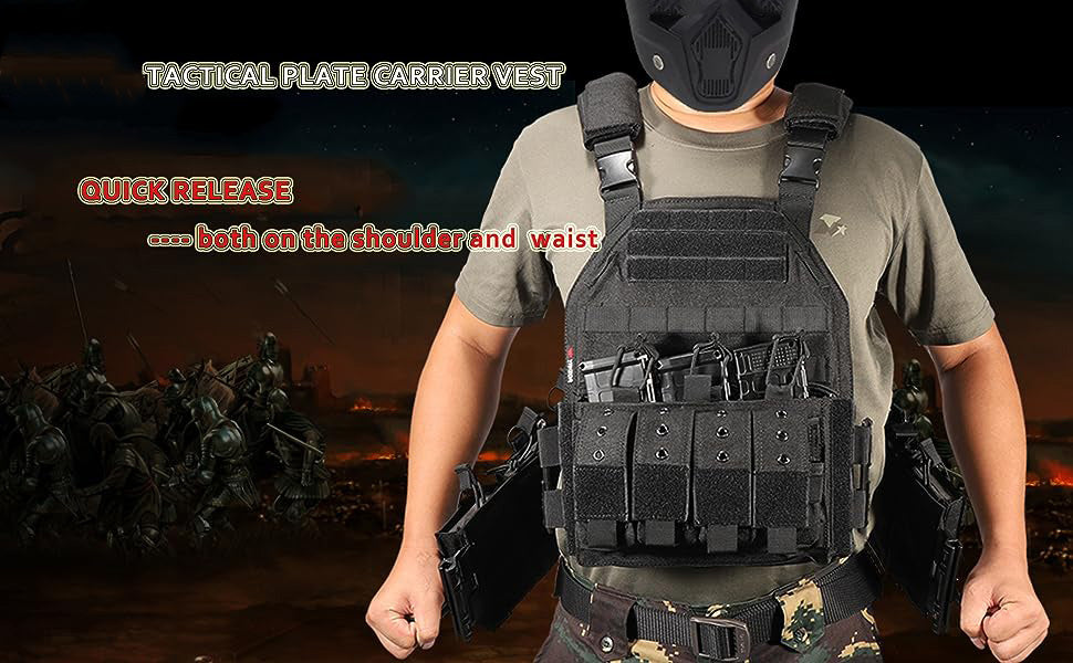 ThreePigeons™ Custom Tactical Airsoft Vest for Men