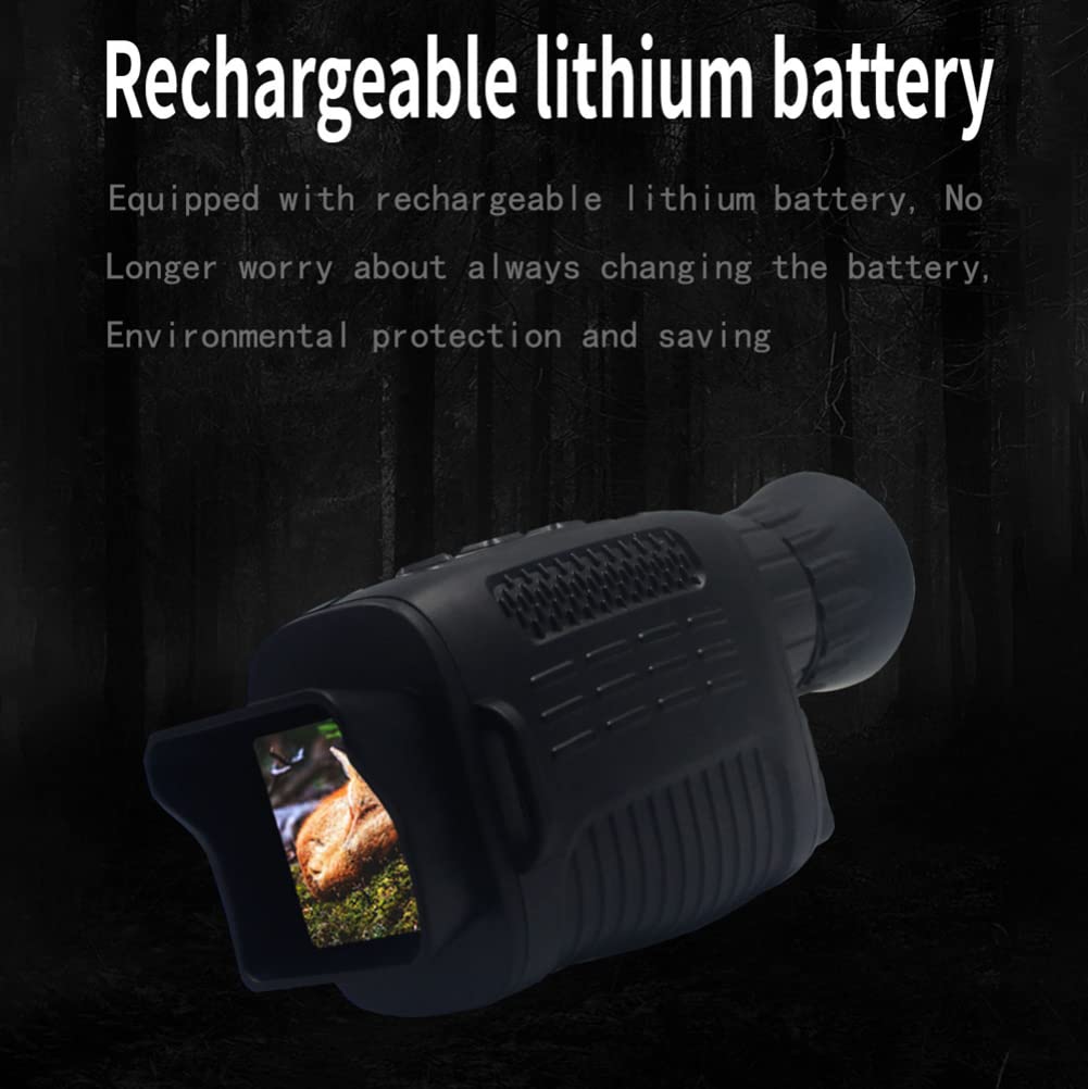 ThreePigeons™ Digital Night Vision Monocular, 1.5in TFT Screen 1080P  HD