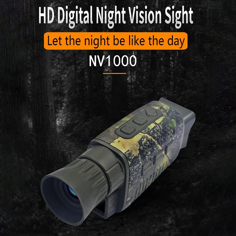 ThreePigeons™ Digital Night Vision Monocular, 1.5in TFT Screen 1080P  HD