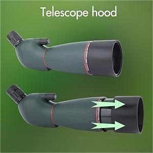 ThreePigeons™  Spotting Scope for Shooting Targets 25-75X70