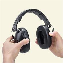 ThreePigeons™ Lightweight 34dB Noise-Canceling Earmuffs