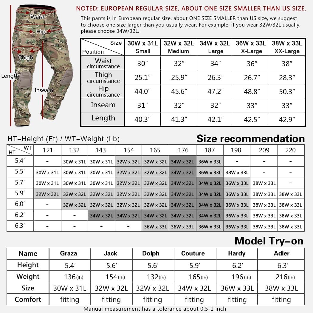 ThreePigeons™ Tactical Combat Pants