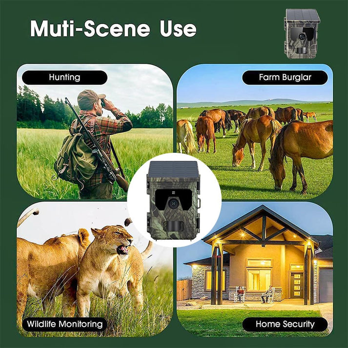 ThreePigeons™ Outdoor Trail  Camera 4G HC-600Pro 2K Video