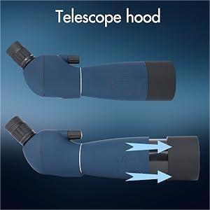 ThreePigeons™ 25-75X70 Spotting Scope, Hunting Spotting Scope for Shooting Targets