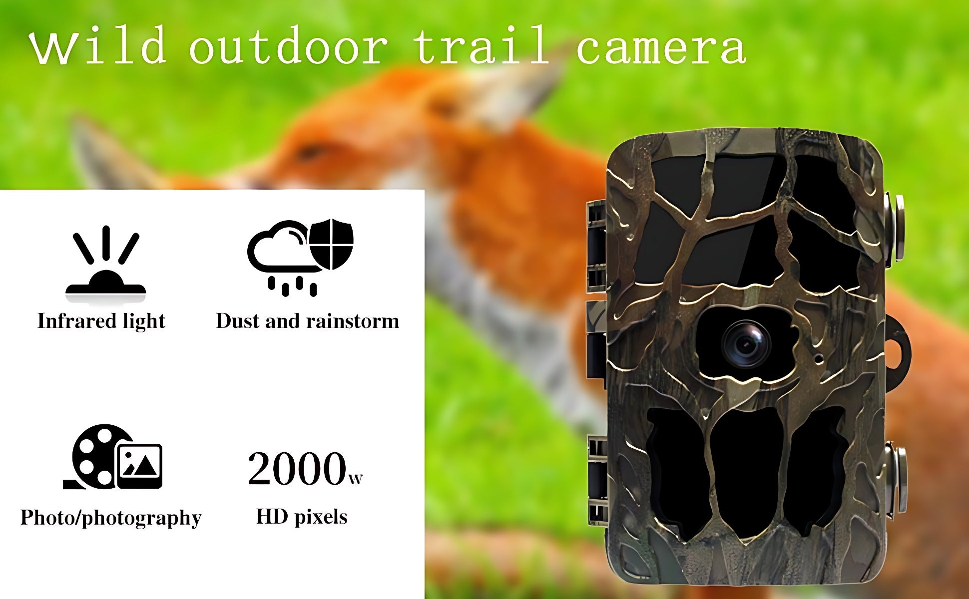 ThreePigeons™ Wildlife Trail Cameras 20MP 4K with Night Vision