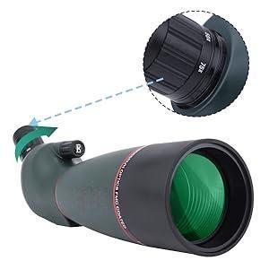 ThreePigeons™  Spotting Scope for Shooting Targets 25-75X70