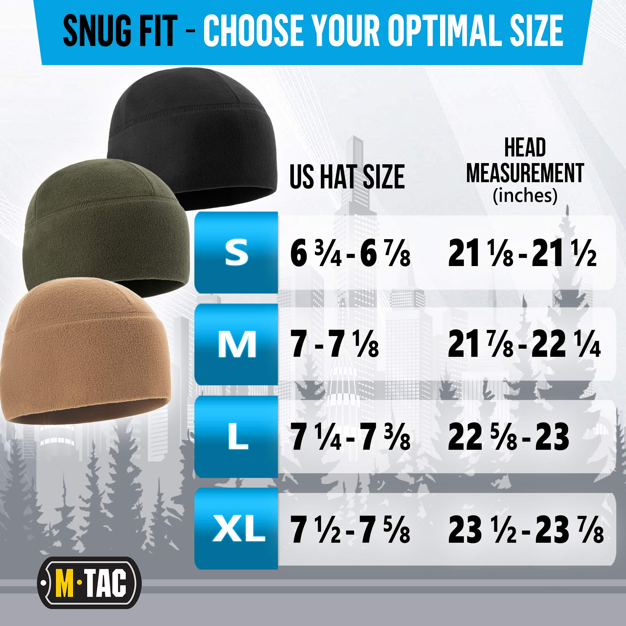 Fleece Watch Cap - Army Military Tactical Beanie Hat Winter Skull Cap