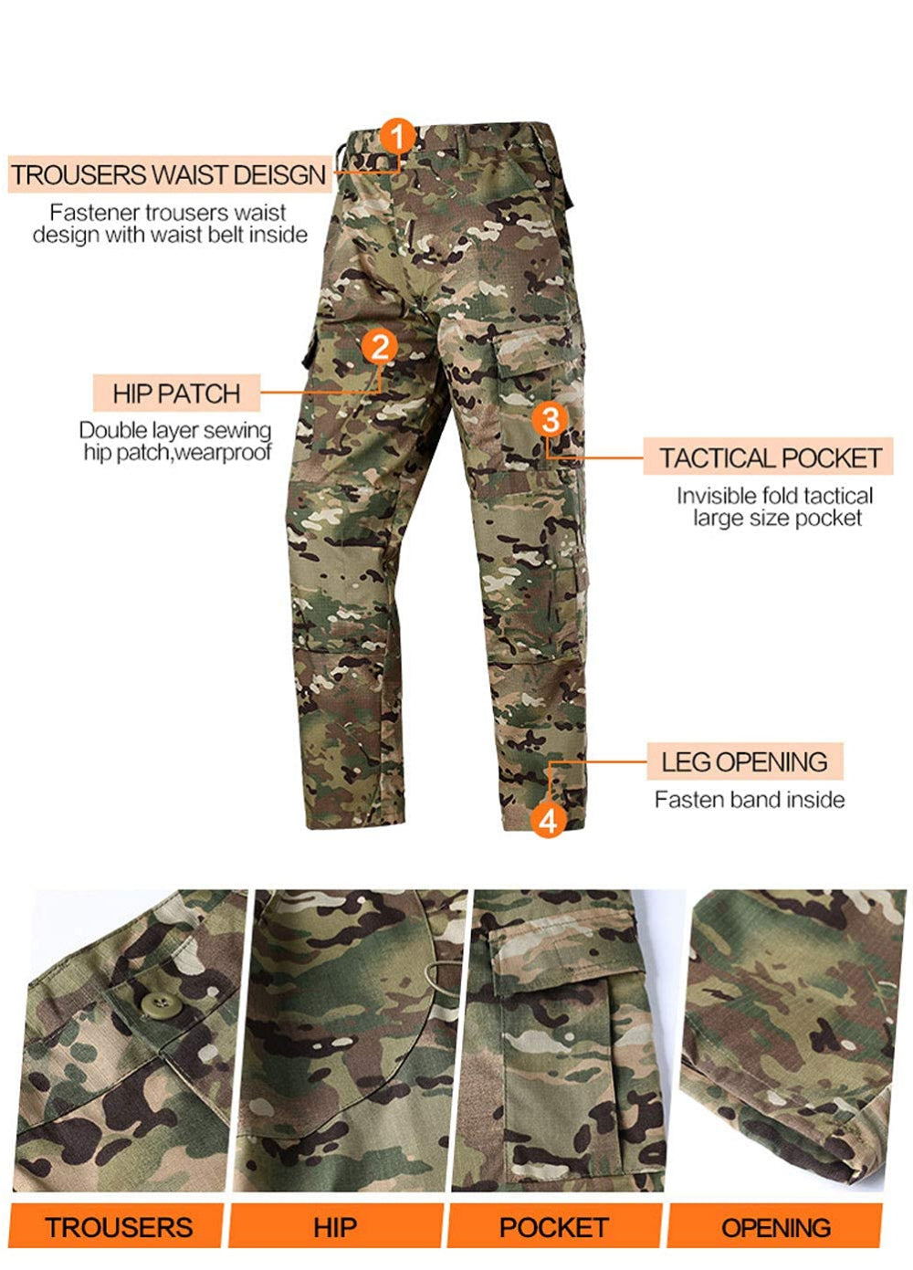 ThreePigeons™ Men's Tactical Jacket and Pants