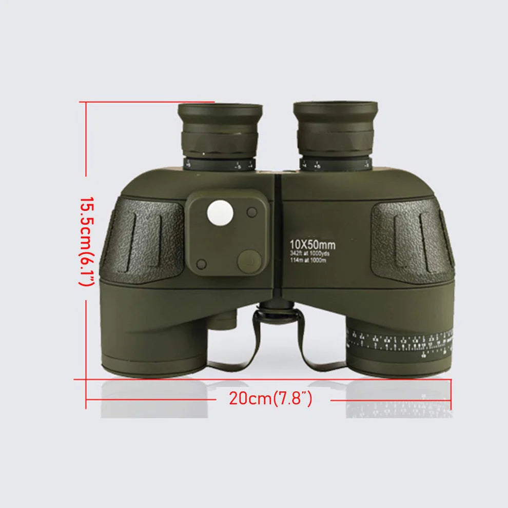 ThreePigeons™ Professional Binoculars 10X50 Marine Telescope Night Vision for Hunting