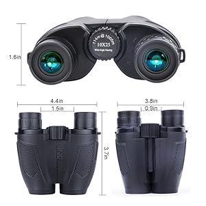 ThreePigeons™ Compact and Light HD Binoculars for Night Hunting and Wildlife